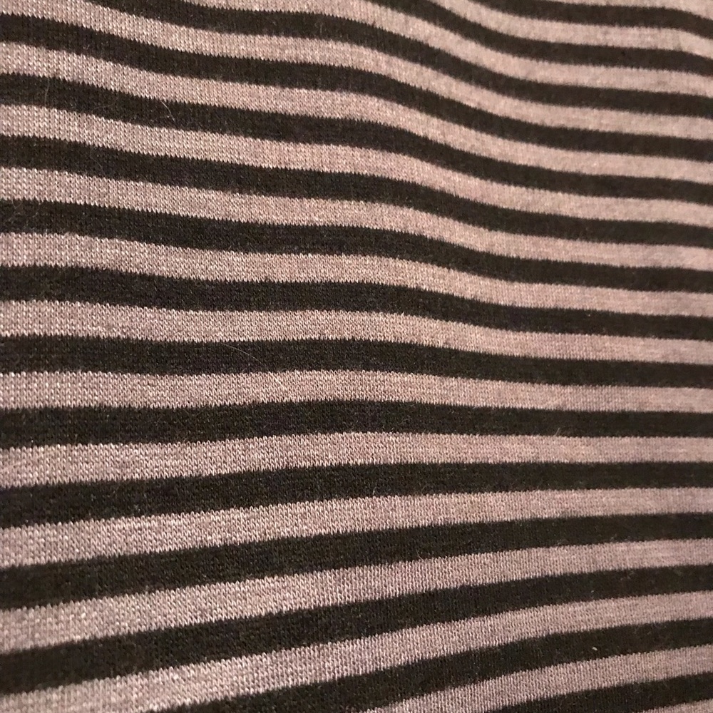 LuLaRoe Cassie Skirt -Black & Grey Striped 2XL